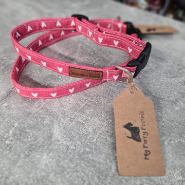 Smoozle & Bone Love Heart Dog Collar